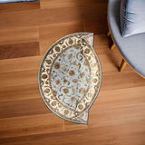 Round Saffavid Rug 304 × 304 cm