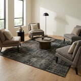 Modern Grey Anatolian Collage Rug 203 × 202 cm