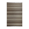 Brown & Beige Tribal Geometric Kilim Rug Design 176 × 270 cm