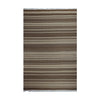 Brown & Beige Tribal Striped Kilim Rug Design 177 × 268 cm