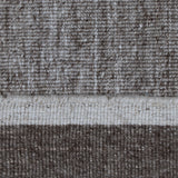 Grey & Ivory Contemporary Striped Kilim Rug Design 99 × 151 cm