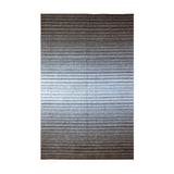 Brown & Taupe Ombre Striped Kilim Rug Design 121 × 181 cm