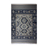 Taupe & Ivory Tribal Geometric Medallion Kilim Rug Design 200 × 300 cm