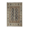 Beige & Brown Tribal Geometric Medallion Kilim Rug Design 170x240cm