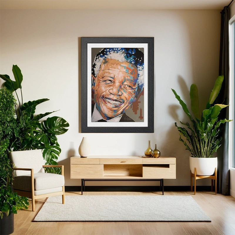 Wakaba Mutheki Mandela Oil Painting 120 × 90 cm