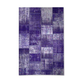 Purple Modern Anatolian Collage Rug 277 × 195 cm