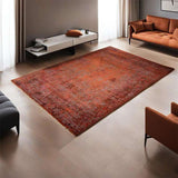 Red Modern Vitry Rug 200 × 140 cm