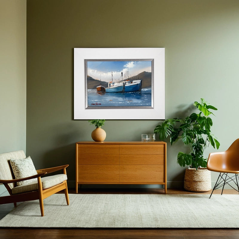 Stan Polson Landscape Scenery Painting 48 × 38 cm