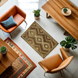 Natural Kilim Rug Afghan Collection 144 × 96 cm