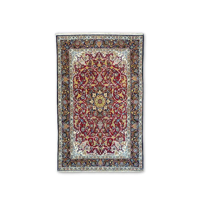 Part Silk Esfahan Rug 170 × 107 cm