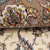 Cream Persian Kashan Rug Design