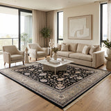 Square Persian Kashan Rug Design 300 × 300 cm