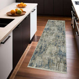 Modern Part Silk Vitry Runner 300 × 80 cm
