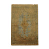 Modern Gold Part Silk Montage Rug 230 × 160 cm
