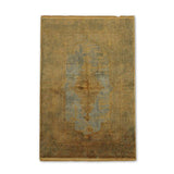 Modern Gold Part Silk Montage Rug 230 × 160 cm