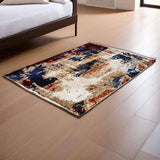 Contemporary Earth Toned Rug Design