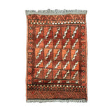 Refurbished Afghan Agcha Rug 64 × 48 cm