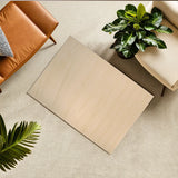 Modern Plush Pile Rugs In Cream Pianura Collection