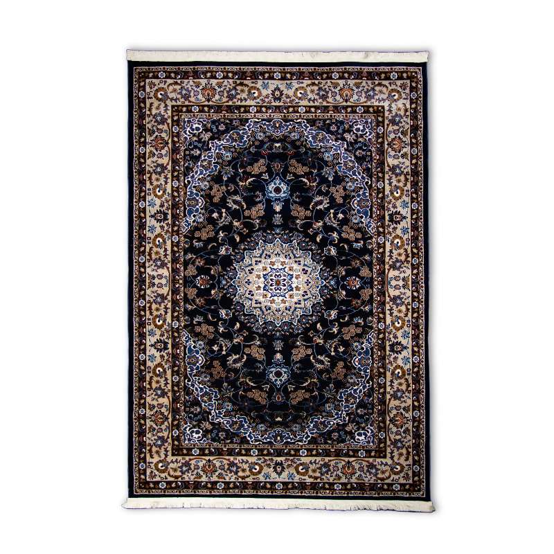 Navy Blue Pars Persian Rug Design 230 × 160 cm
