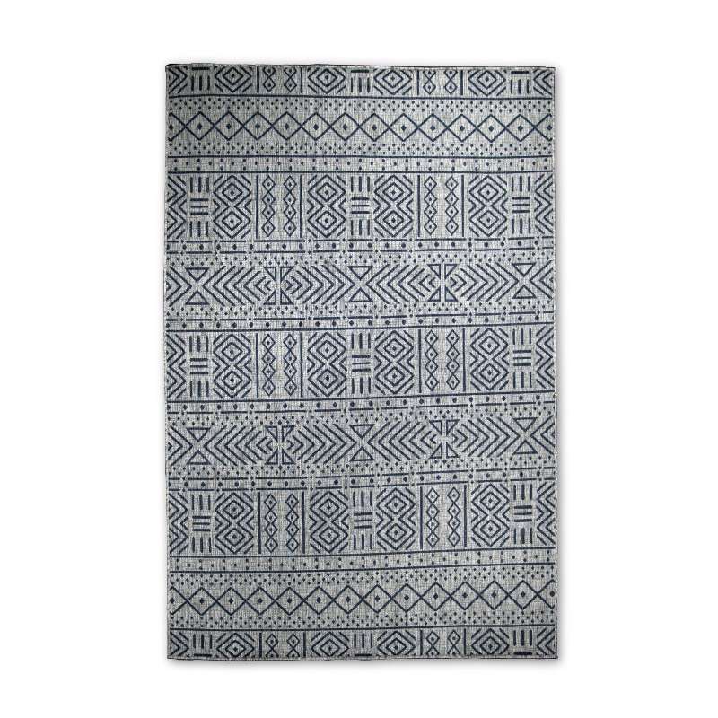 Navy Tribal Design Outdoor Rugs