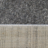 Modern Plush Pile Rugs In Light Grey Pianura Collection
