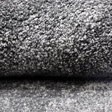 Modern Plush Pile Rugs In Anthracite Grey Pianura Collection