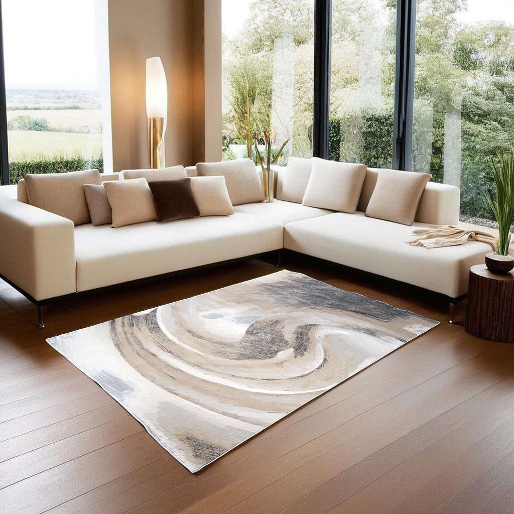 Modern Part Silk Soho Rug 230 × 160 cm