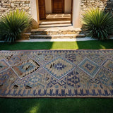 Turkish Nomadic Woolen Kilim Rug 307 × 162 cm