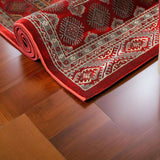 Maroon Oriental Persian Rug Design