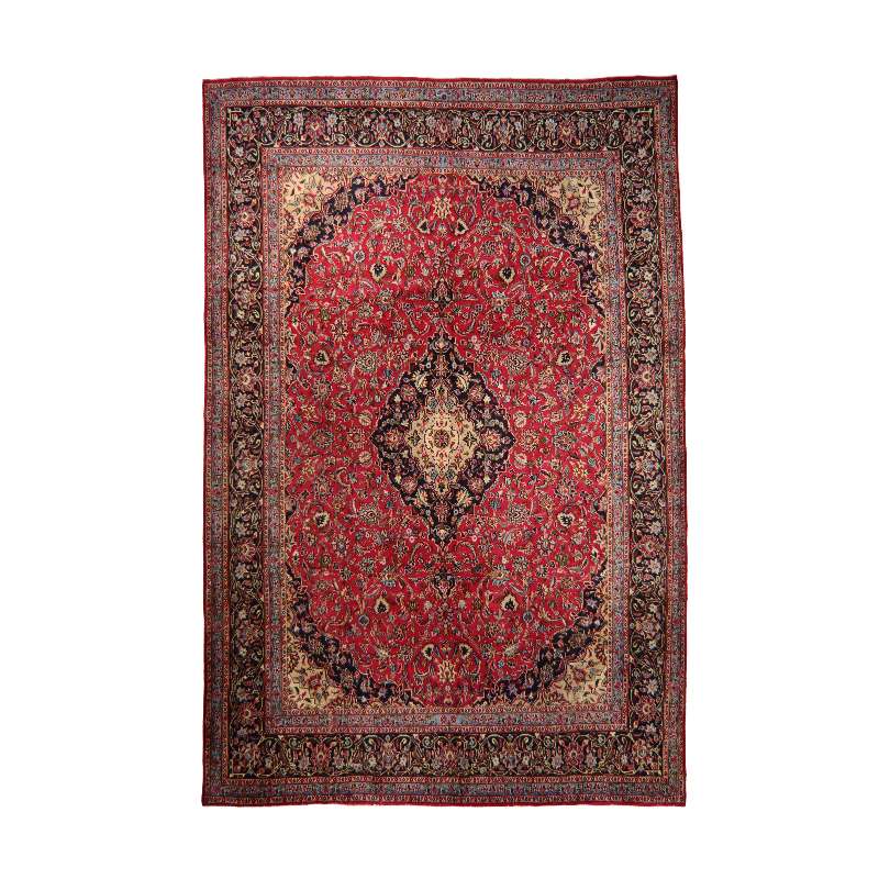 Refurbished Persian Kaashmar Rug 378 × 292 cm