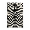 Modern Hand Tufted Zebra-Striped Rug