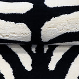 Modern Hand Tufted Zebra-Striped Runner