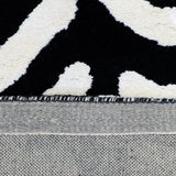Modern Hand Tufted Zebra-Striped Runner