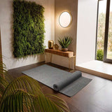 Modern Grey Indoor/Outdoor Runner 397 × 105 cm