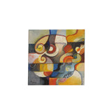 Morado Abstract Oil Painting 76 × 76 cm