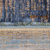 Blue Part Silk Modern Rug 230 × 150 cm