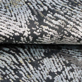 Slate Blue Part Silk Alta Collection Rug 230 × 160 cm