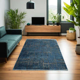 Teal Sage Part Silk Alta Rug 230 × 160 cm