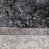 Grey Part Silk Modern Rug 230 × 160 cm