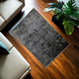 Grey Part Silk Modern Rug 230 × 160 cm