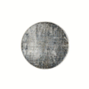 Neutral Grey Part Silk Modern Round Rug 200 × 200 cm