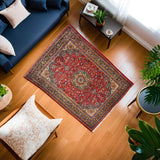 Red Persian Khorasan Rug Refurbished Collection 387 × 288 cm