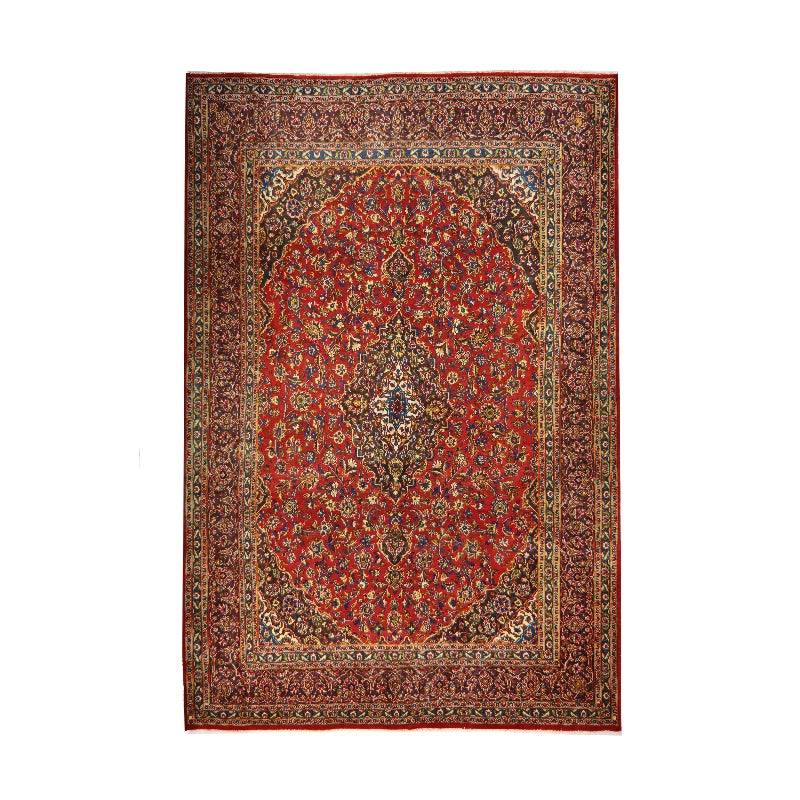 Red Persian Khorasan Rug Refurbished Collection 381 × 290 cm