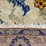 Neutral Persian Kashan Rug Refurbished Collection 334 × 231 cm