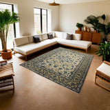 Neutral Persian Kashan Rug Refurbished Collection 334 × 231 cm