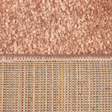 Modern Plush Pile Rugs In Pink Pianura Collection