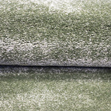 Modern Plush Pile Rugs In Green Pianura Collection