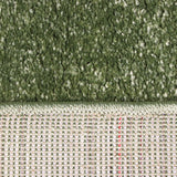 Modern Plush Pile Rugs In Green Pianura Collection
