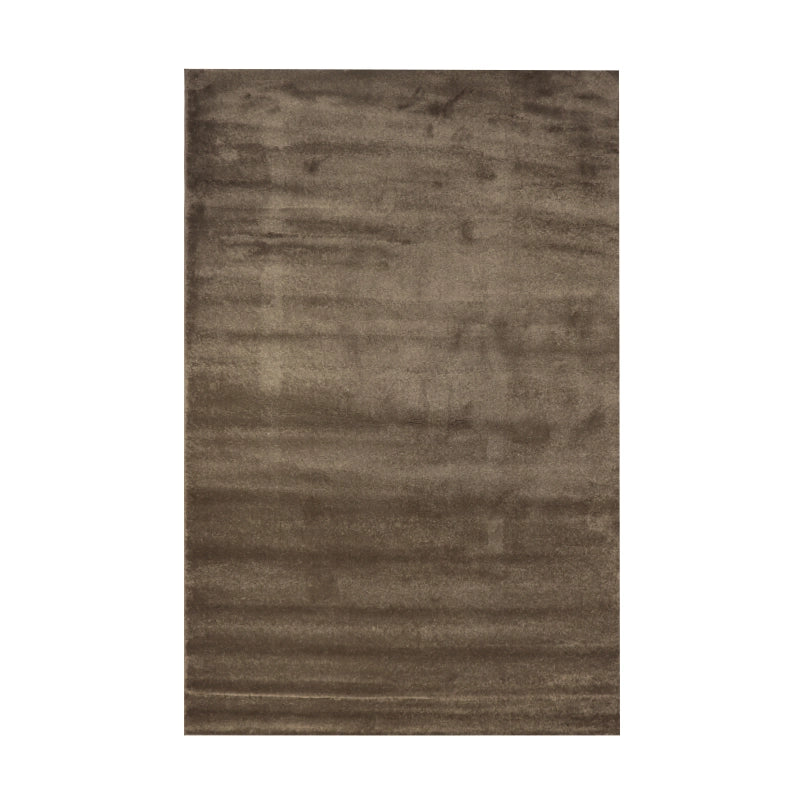 Modern Plush Pile Rugs In Brown Pianura Collection