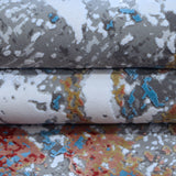 Multi-coloured Grey & Rust Abstract Floral Rug Design 290x200cm - photo 3